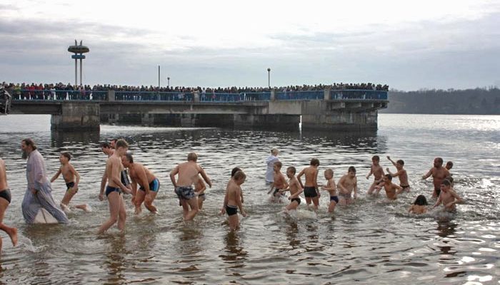 праздник Крещения в Запорожье