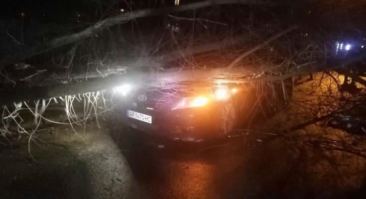 сильный ветер запорожье