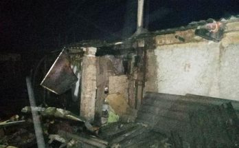 жилой дом сгорел