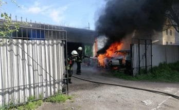 возгорание автомобилей