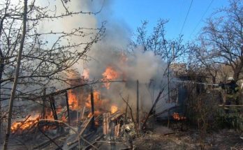 пожар в Запорожье