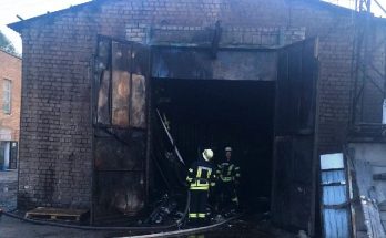 пожар в Запорожье