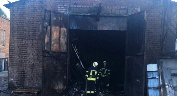 пожар в Запорожье