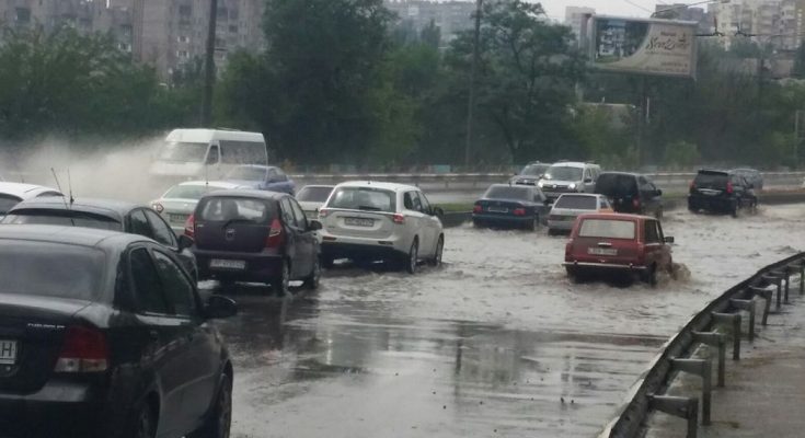 в центре города