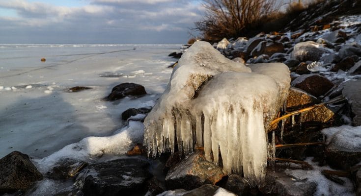 Каховском водохранилище