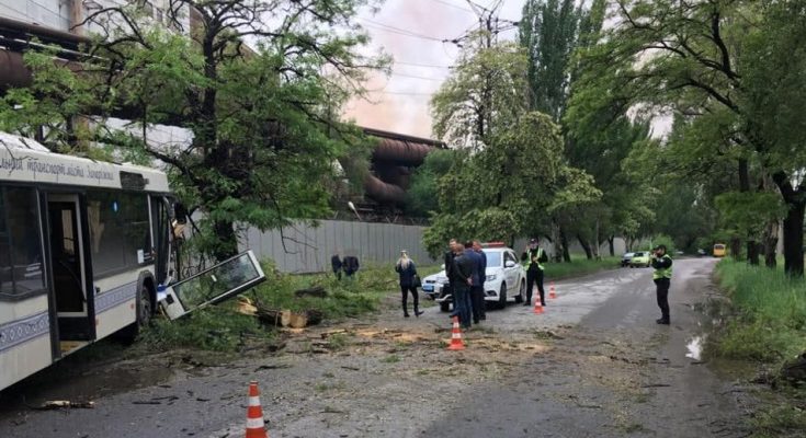 ДТП с коммунальным автобусом