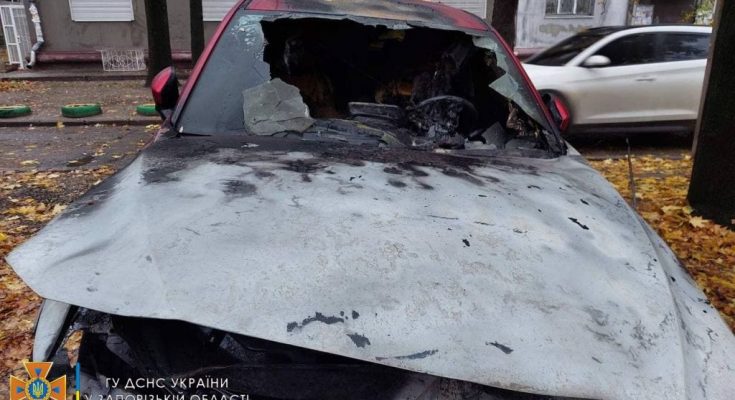 загорелся автомобиль