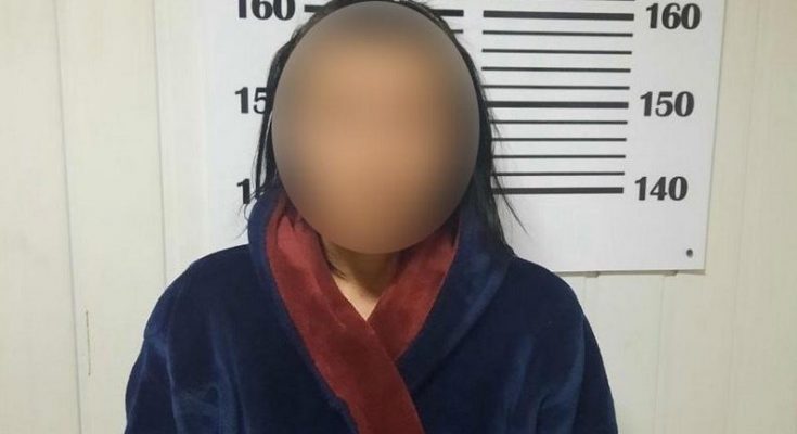 женщина во время ссоры