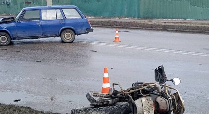 произошло ДТП с мотоциклом