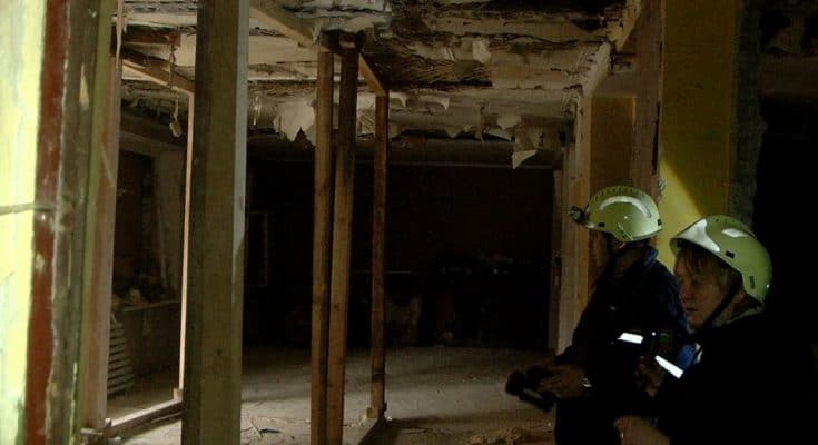 спасатели начали расчистку квартир