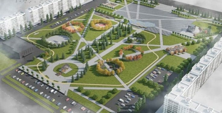 главную площадь области