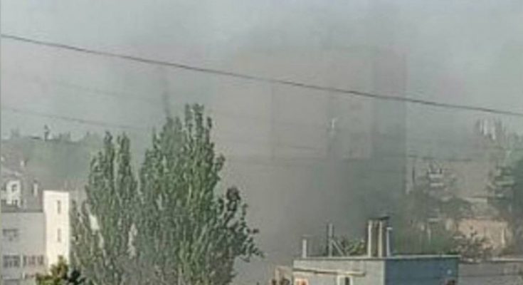 в центре Мелитополя прогремел мощный взрыв