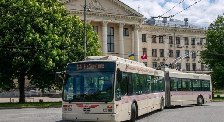 расписании транспорта в Запорожье
