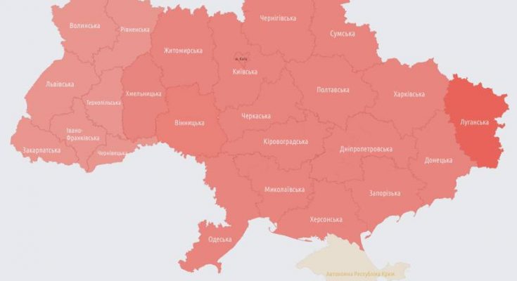 повторний масштабний ракетний обстріл