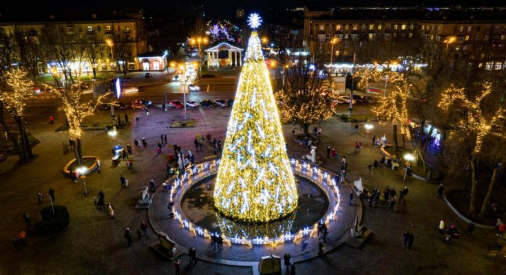 ялинки у Запоріжжі
