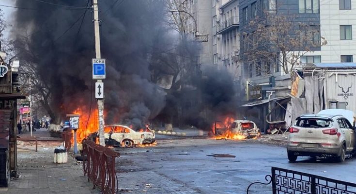 обстріляли центр Херсона