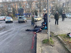 обстріляли центр Херсона