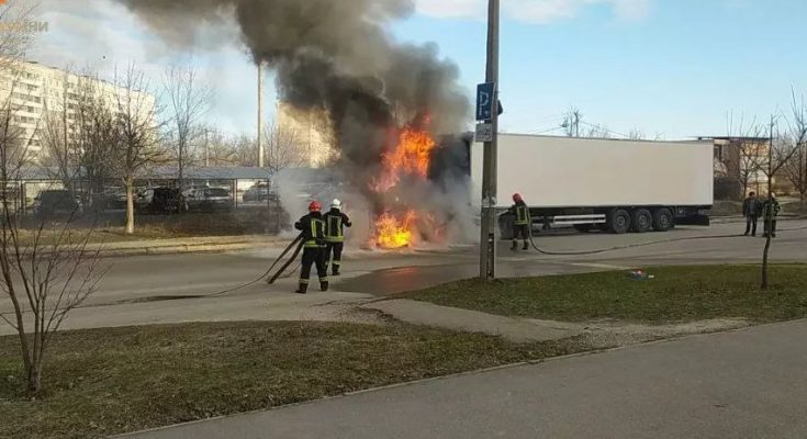 загоряння вантажівки