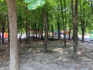 У сквері Бочарова