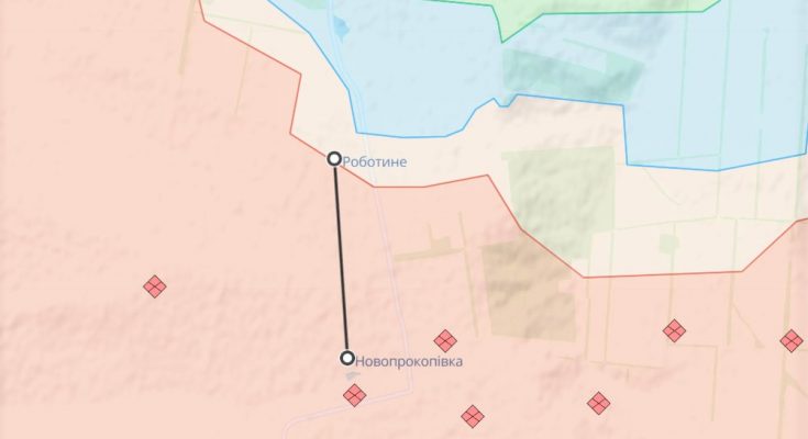 в районі Новопрокопівки