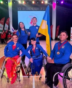 на візках