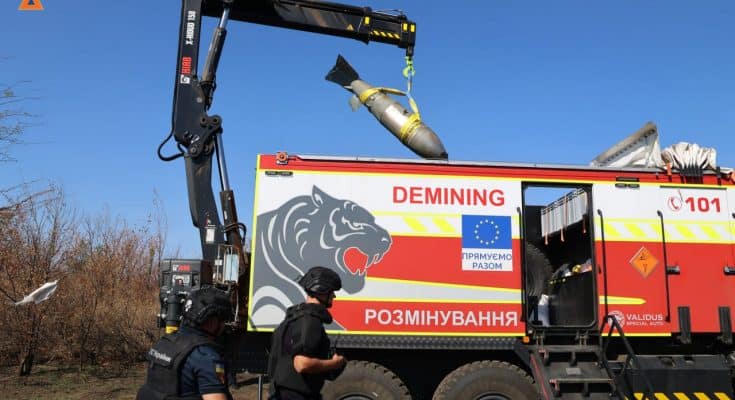 нерозірвану авіабомбу
